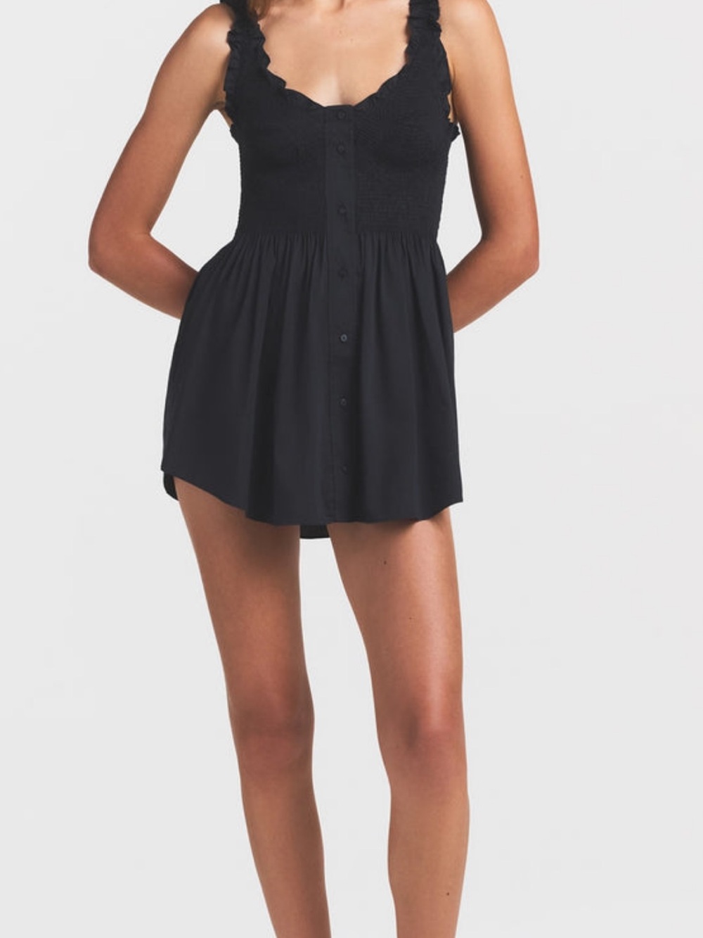 Skims mini poplin dress
